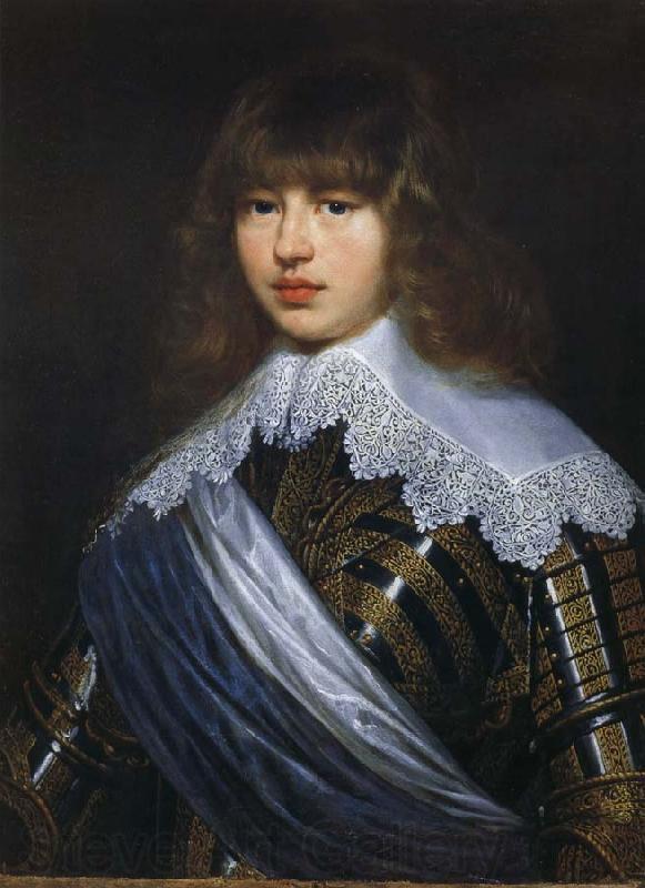 Justus Suttermans Portrait prince Cristiano Norge oil painting art